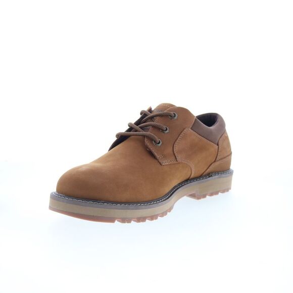 Dunham Mens Byrne Plain Toe Oxford Brown Shoes (NWT) main image 4